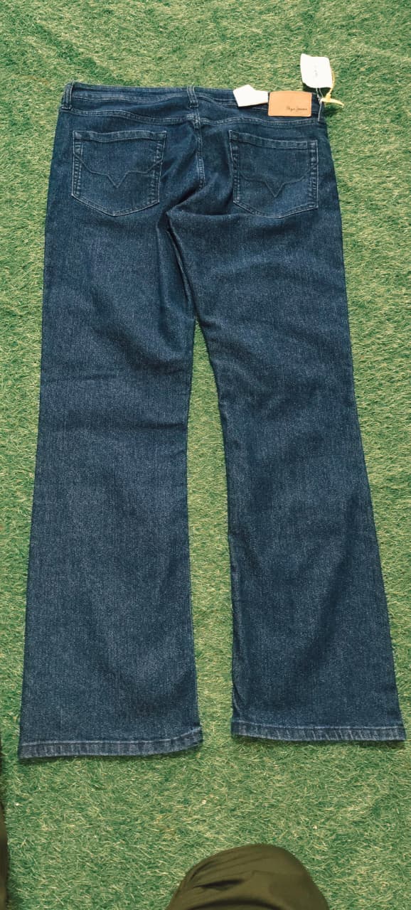 Pepe Jeans Men Super Dark Wash Denim Jeans (Size 34)