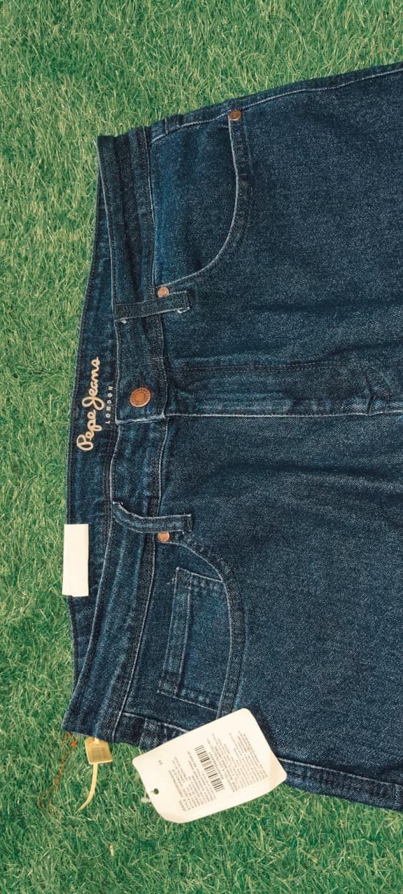 Pepe Jeans Men Super Dark Wash Denim Jeans (Size 34)